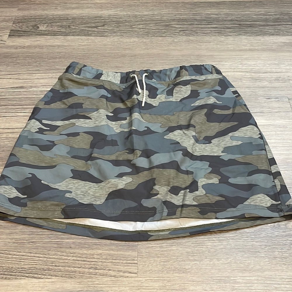 Girls Camo Active Skort
